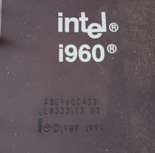 Intel i960 CPU Vintage Computing A80960CA-3 Ceramic PGA 168 Pin picture