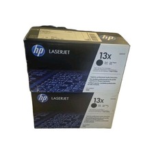 2x HP 13X Q2613X High Volume Print Cartridge OEM Factory Sealed Exp 2011 picture
