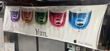 Apple iMac G3 Yum Promo Huge Vinyl Wall Banner 118” x 34” 1998 Vintage Original picture