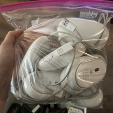 Lot Of 10 - Apple A1152 USB Wired Mighty Mouse Optical Mouse (White) picture