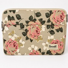 Canvaslife Floral Padded Laptop Tablet Bag Multicolor, Small Canvas Sleeve, 13x9 picture