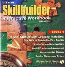 Glencoe Skillbuilder Interactive Workbook Level 1 PC MAC CD Social Studies tools picture