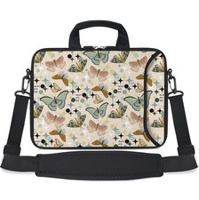 1415.6 Inch Neoprene Laptop Shoulder Bag Messenger Sleeve Butterflies Wishes picture