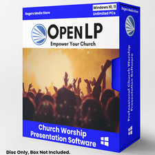 OpenLP 2024 - Church Worship Presentation Bible Software for Windows on CD-ROM picture