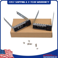 2PCS 3.5 Inch X7K8W Replacement Tray Caddy for Dell PowerEdge Server Hard Drive picture
