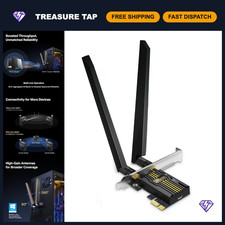 Tri-Band WiFi 7 PCIe Network Card for Desktop PC | High-Speed Wireless Adapter picture