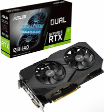 ASUS Dual GeForce RTX 2060 12GB GDDR6 PCIe 4.0 RGB HDMI/DP/DVI picture