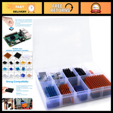 102pcs Heatsink Kit with Adhesive Tape for Raspberry Pi, CPU, GPU, LED Cooling picture
