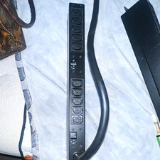 APC AP9571A Rack PDU Power Distribution Unit 10 Outlets 24A 208V Black picture