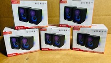 USB Powered RGB Gaming Speakers Lot of 5 sets picture