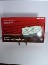Microsoft Internet Keyboard Vintage PS/2 Wired Keyboard - Brand New Sealed  picture