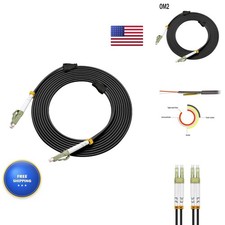 Jeirdus OM2 50M LC-LC Outdoor Armored Multimode Fiber Optic Patch Cord picture