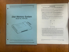 Vintage 1983 TI Disk Memory System Model No. PHP1240 Manual picture
