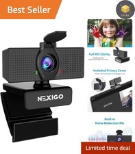 N60 1080P HD Webcam with Microphone & Privacy Cover for Ultimate Communication picture