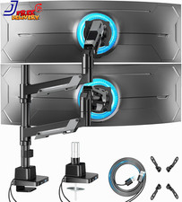 Heavy Duty Dual Monitor Arm for 17-49