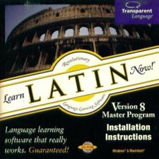 Learn Latin Now 8.0 PC CD ancient language learning , vocabulary speech words picture