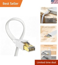 High Performance Cat 8 Ethernet Cable 15FT - Heavy Duty, Gold-Plated Connectors picture