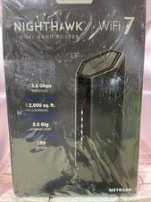 NETGEAR Nighthawk RS90 WiFi 7 Dual-Band Router 3.6 Gbps 4-Port LAN picture