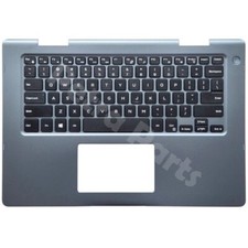 For Dell Inspiron 14MF 5481 5482 Upper Palmrest Cover Keyboard 0XHYYJ Gray US picture