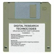 Super Disk Drivers Floppy Digital Research Technologies DRLS120 Windows 3.1, 95 picture