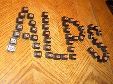 ALPS KEYSWITCHES:  SKCM ORANGE TACTILE LOT-OF-FIVE SWITCHES   $12.60 + $5.75 S/H picture