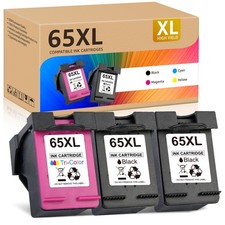 65XL 65 Ink Cartridge For HP ENVY 5010 5055 5052 Deskjet 2600 2652 2636 Printer picture