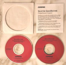 Compaq Presario Model 5062/5150/5152/5155 QuickRestore Discs,  1998, Windows picture