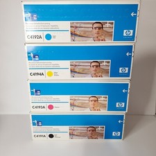Lot Set Of 4 HP Laserjet Toner Cartridge Ink For Printers 4500 4550 OEM New  picture