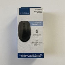Insignia - Bluetooth 3-Button Mouse - Black picture