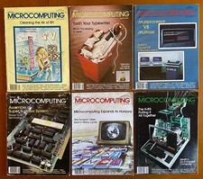 Lot of (6) 1981 Kilobaud Microcomputing Magazines Jan-Jun PET Apple II TRS-80 picture