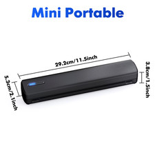 Portable Printer Wireless For Travel, Thermal Printer Inkless, Small Compact Pri picture