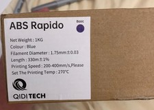 QIDI Tech ABS Rapido Blue 1.75mm  picture