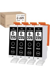 4PK Compatible PGI-225BK for Canon PGI225 BLACK Ink Cartridge W/CHIP Pixma MX712 picture