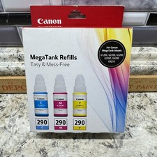 Canon l MegaTank Refills l Cyan/Magenta/Yellow Standard Yield l GI-290 picture