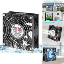 High Efficiency 12V Exhaust Fan -  Rated, 3000 RPM, Perfect for Greenhouses picture