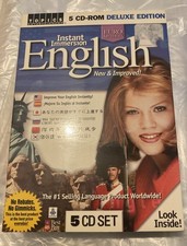Instant Immersion English  New & Improved 5cd Set picture
