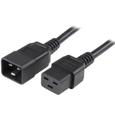Startech 10 Ft Heavy Duty 14 Awg Computer Power Cord - C19 To C20 - For Pdu picture