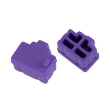 20pcs RJ45 Silicone Protectors Ethernet Hub Port anti-Dust Cap Cover, Purple picture