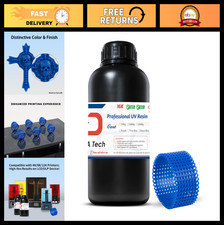 Castable 3D Printer Resin for Jewelry Making - Royal Blue, 1kg, High Precision picture
