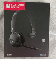 DYTOLE DY108 Bluetooth Wireless Single On-Ear Headset w/ USB Dongle, Black picture
