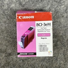 Canon BCI-3e BCI-3eM Magenta Ink GENUINE NEW SEALED BOX picture