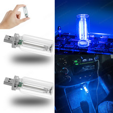 2X USB Glass Bottle Atmosphere Night Light Touch Switch Dimmable LED Bule Bulbs picture