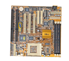 Vintage SiS 530 Motherboard | Super Socket 7 + AMD & Intel CPU's Bundle and more picture