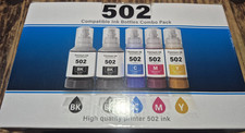 Inkrobat - 502 Compatible Ink Bottles Combo Pack for Epson Ecotank Printer NOS picture