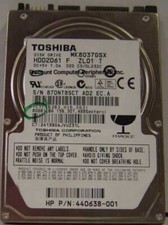 Toshiba 80GB SATA 2.5