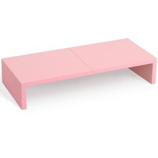 20 inch Monitor Stand Riser for Desk, TV/Screen/PC/Printer/Laptop Riser Pink. picture