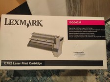 NEW Genuine LEXMARK 15G042M High Yield Magenta Laser Cartridge C752 C762 X752 picture