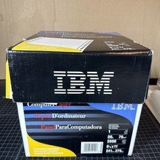 VTG IBM Continuous Dot Matrix Tractor Feed Printer Computer Paper 9.5×11