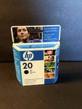 HP 20 Black Ink Cartridge Genuine, Expired 7/2010 picture