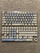 NEW Keyboard Set Cute Cat Like Character Custom Colors Windows PC Key Caps picture